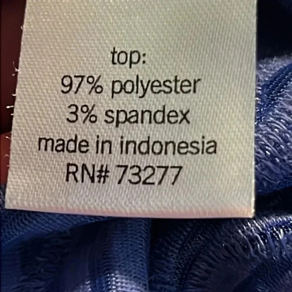 LOT OF 2 TANK TOPS XL ONE BLUE SEE THROUGH, ONE‎ FLORAL SUMMER BOHO Y2K - Picture 8 of 11